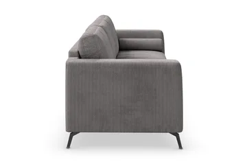 Ocean Lyx 4-seters Manchestersofa - Mørk grå - Møbler - Sofaer - 4 seter sofa