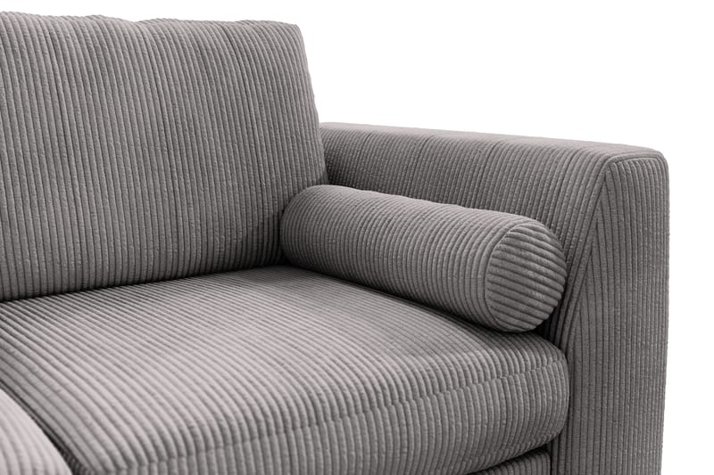 Ocean Lyx 4-seters Manchestersofa - Mørk grå - Møbler - Sofaer - 4 seter sofa