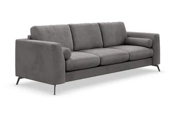 Ocean Lyx 4-seters Manchestersofa - Mørk grå - Møbler - Sofaer - 4 seter sofa