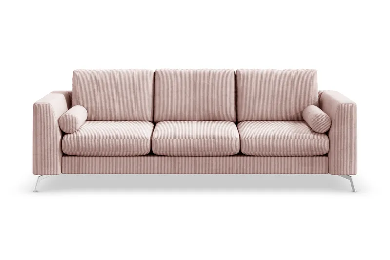 Ocean Lyx 4-seters Manchestersofa, Rosa