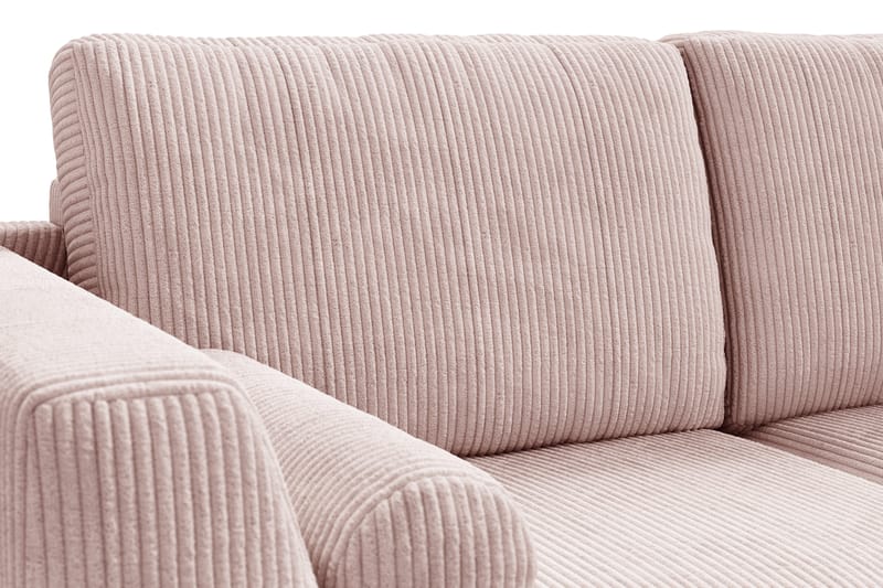 Ocean Lyx 4-seters Manchestersofa - Rosa - Møbler - Sofaer - 4 seter sofa