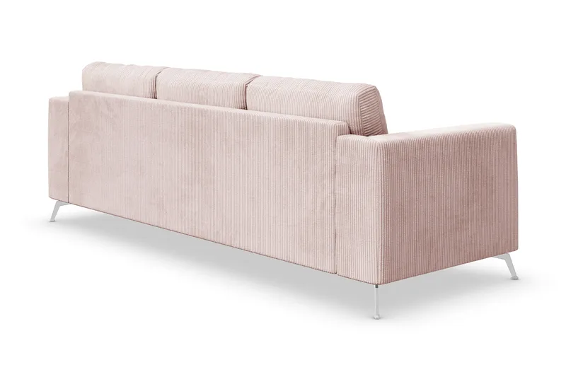Ocean Lyx 4-seters Manchestersofa - Rosa - Møbler - Sofaer - 4 seter sofa