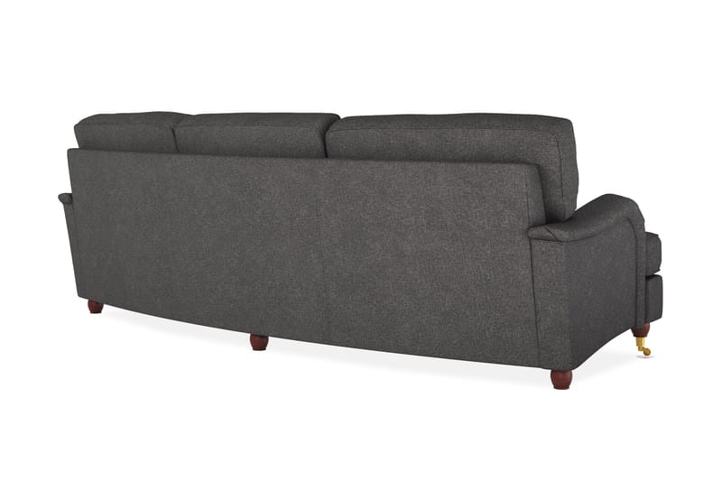 Sofa Howard Oxford 4-seter Buet - Mørkgrå - 4 seter sofa - Howard-sofaer