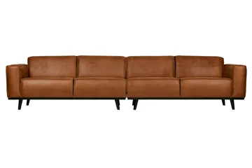 Statement 4-seters Sofa - Konjakk - Møbler - Sofaer - 4 seter sofa
