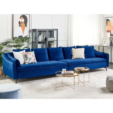 4-seters sofa Aure - Blå - Møbler - Sofaer - 4 seter sofa