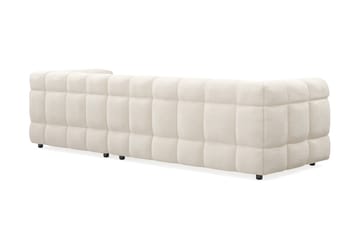 4-seters Sofa Elise med Sjeselong Høyre - Beige Teddy - Møbler - Sofaer - Sofaer med sjeselong - 4 seters sofa med divan