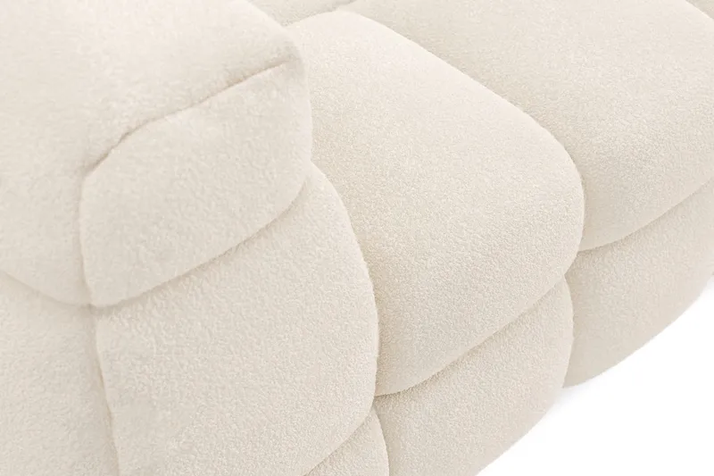 4-seters Sofa Elise med Sjeselong Høyre - Beige - Møbler - Sofaer - Sofaer med sjeselong - 4 seters sofa med divan