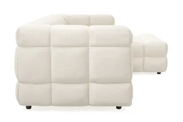 4-seters Sofa Elise med Sjeselong Høyre - Beige - Møbler - Sofaer - Sofaer med sjeselong - 4 seters sofa med divan