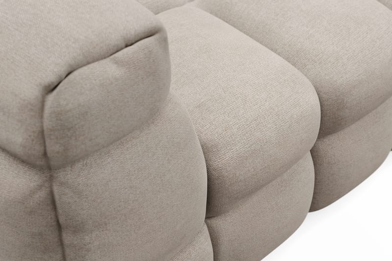 4-seters Sofa Elise med Sjeselong Høyre - Beige - Møbler - Sofaer - Sofaer med sjeselong - 4 seters sofa med divan