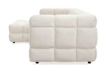 4-seters Sofa Elise med Sjeselong Venstre - Beige Teddy - Møbler - Sofaer - Sofaer med sjeselong - 4 seters sofa med divan
