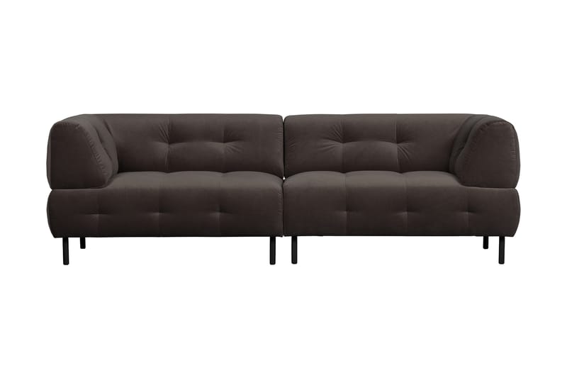 4-seters Sofa Kuusirant - Mørkebrun - 4 seter sofa