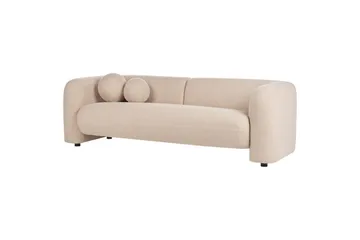 4-sits Soffgrupp Beliani Leiren Beige Beige - Møbler - Sofaer - Sofagrupper