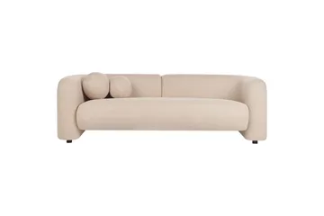 4-sits Soffgrupp Beliani Leiren Beige Beige - Møbler - Sofaer - Sofagrupper