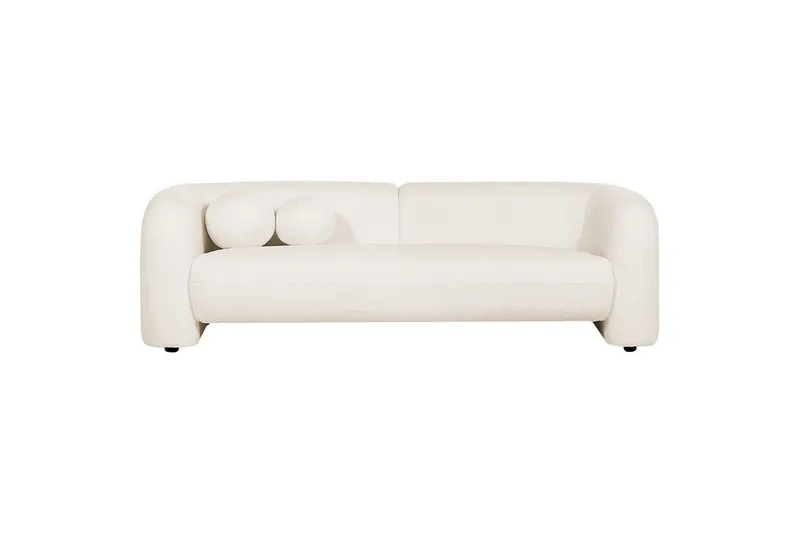 4-sits Soffgrupp Beliani Leiren Beige White - Møbler - Sofaer - Sofagrupper