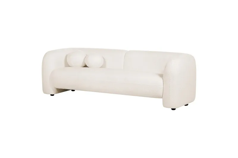 4-sits Soffgrupp Beliani Leiren Beige White - Møbler - Sofaer - Sofagrupper