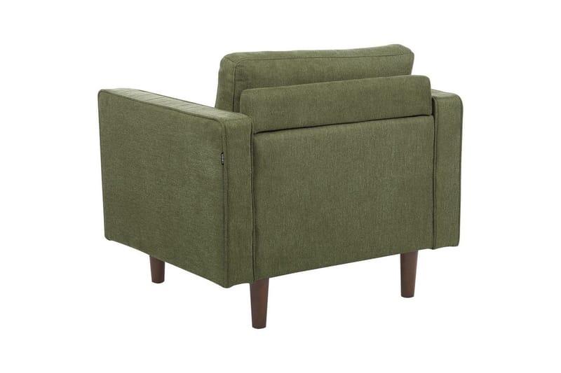 4-sits Soffgrupp Beliani Nurmo Beige/mörkt trä Green||Dark colored wood - Møbler - Sofaer - Sofagrupper