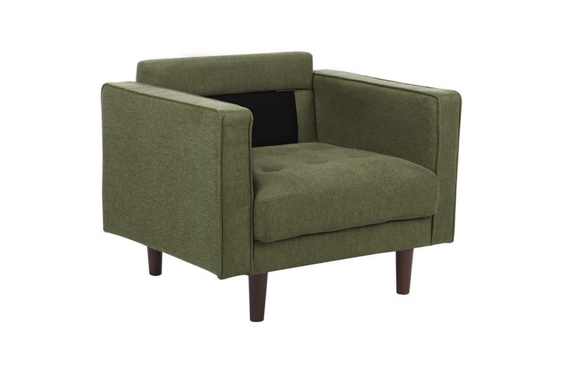 4-sits Soffgrupp Beliani Nurmo Beige/mörkt trä Green||Dark colored wood - Møbler - Sofaer - Sofagrupper