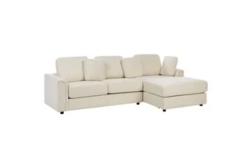 4-sitssoffa Beliani Kohlo Beige/svart, Högervänd NO_BRAND Beige||Black Right-faced - Møbler - Sofaer - Sofagrupper