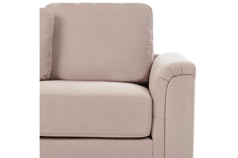 4-sitssoffa Beliani Kohlo Beige/svart, Högervänd Taupe||Black Left-faced - Møbler - Sofaer - Sofagrupper