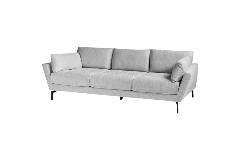 4-sitssoffa Beliani Nenola Beige, svart Grey||Black - Møbler - Sofaer - 4 seter sofa