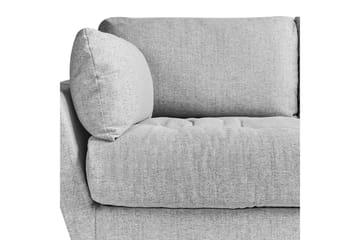 4-sitssoffa Beliani Nenola Beige, svart Grey||Black - Møbler - Sofaer - 4 seter sofa