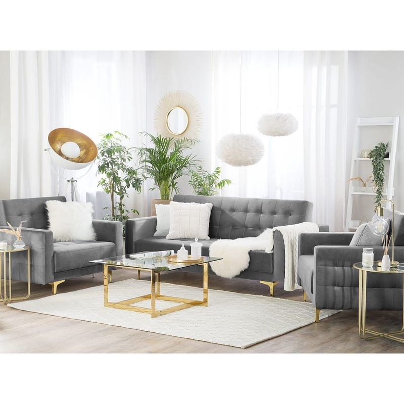 5-seters Sofasett Aberdeen - Møbler - Sofaer - Sofagrupper - Chesterfield sofagruppe