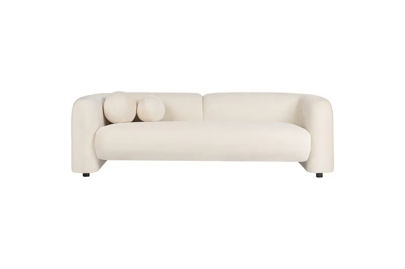5-sits Soffgrupp Beliani Leiren Beige Offwhite - Møbler - Sofaer - Sofagrupper