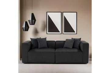 Abbas 2-seters Sofa - Antrasitt - Møbler - Sofaer - Modulsofaer - Komplett modulsofa