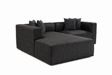 Abbas 4-seters Sofa med Divan - Antrasitt - Møbler - Sofaer - Sofaer med sjeselong - 4 seters sofa med divan