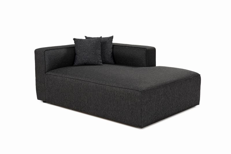 Abbas 4-seters Sofa med Divan - Antrasitt - Møbler - Sofaer - Sofaer med sjeselong - 4 seters sofa med divan