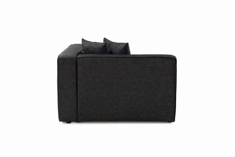 Abbas 4-seters Sofa med Divan - Antrasitt - Møbler - Sofaer - Sofaer med sjeselong - 4 seters sofa med divan
