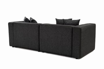 Abbas 4-seters Sofa med Divan - Antrasitt - Møbler - Sofaer - Sofaer med sjeselong - 4 seters sofa med divan