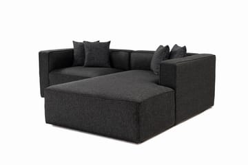 Abbas 4-seters Sofa med Divan - Antrasitt - Møbler - Sofaer - Sofaer med sjeselong - 4 seters sofa med divan
