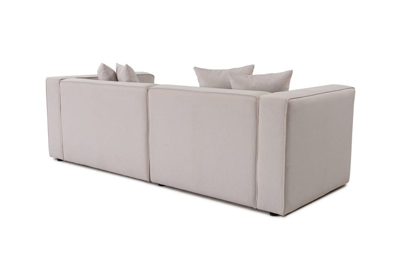 Abbas 4-seters Sofa med Divan - Ecru - Møbler - Sofaer - Sofaer med sjeselong - 4 seters sofa med divan