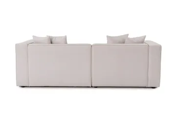 Abbas 4-seters Sofa med Divan - Ecru - Møbler - Sofaer - Sofaer med sjeselong - 4 seters sofa med divan