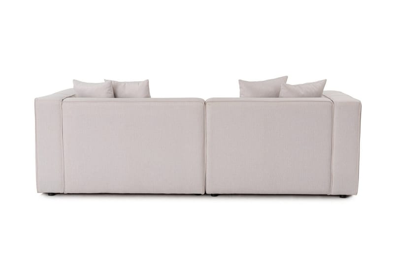 Abbas 4-seters Sofa med Divan - Ecru - Møbler - Sofaer - Sofaer med sjeselong - 4 seters sofa med divan