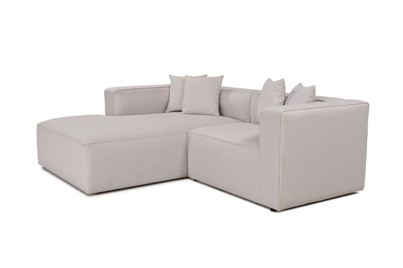 Abbas 4-seters Sofa med Divan - Ecru - Møbler - Sofaer - Sofaer med sjeselong - 4 seters sofa med divan