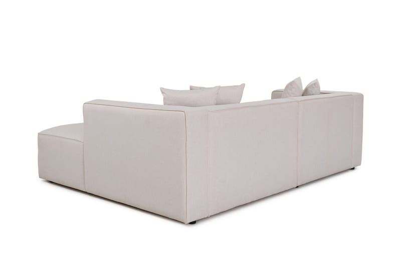 Abbas 4-seters Sofa med Divan - Ecru - Møbler - Sofaer - Sofaer med sjeselong - 4 seters sofa med divan