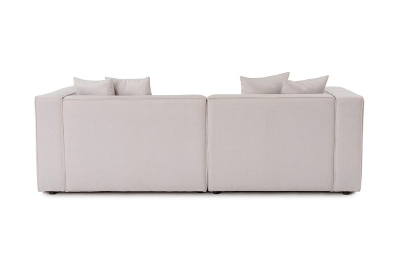 Abbas 4-seters Sofa med Divan - Ecru - Møbler - Sofaer - Sofaer med sjeselong - 4 seters sofa med divan