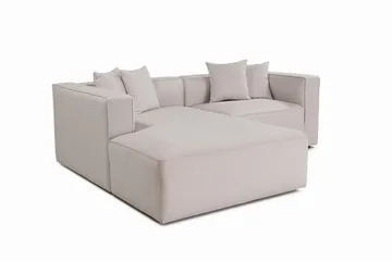 Abbas 4-seters Sofa med Divan - Ecru - Møbler - Sofaer - Sofaer med sjeselong - 4 seters sofa med divan