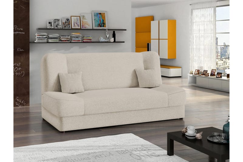 Abron Sofa 3-seter - Beige - Møbler - Sofaer - Sovesofaer - 3 seters sovesofa