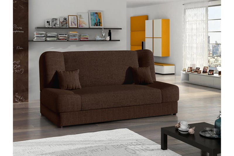 Abron Sofa 3-seter - Kobber/Brun - Møbler - Sofaer - Sovesofaer - 3 seters sovesofa