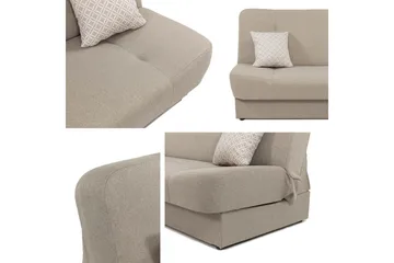 Abron Sofa 3-seter - Svart - Møbler - Sofaer - Sovesofaer - 3 seters sovesofa