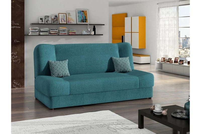 Abron Sofa 3-seter - Turkis - Møbler - Sofaer - Sovesofaer - 3 seters sovesofa