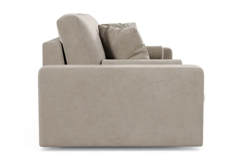 Adelsö by Gynning 3-seter Dyp Sofa i fløyel - Beige - Møbler - Sofaer - Fløyelssofaer