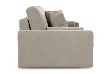 Adelsö by Gynning 3-seter Dyp Sofa i fløyel - Beige - Møbler - Sofaer - Fløyelssofaer