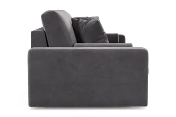 Adelsö by Gynning 3-seter Dyp Sofa i fløyel - Mørkegrå - Møbler - Sofaer - Fløyelssofaer