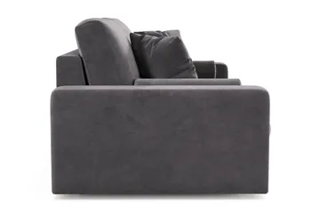 Adelsö by Gynning 3-seter Dyp Sofa i fløyel - Mørkegrå - Møbler - Sofaer - Fløyelssofaer