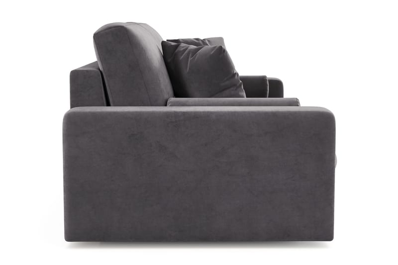 Adelsö by Gynning 3-seter Dyp Sofa i fløyel - Mørkegrå - Møbler - Sofaer - Fløyelssofaer