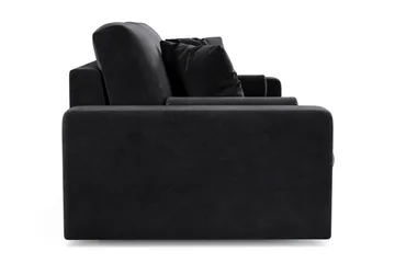 Adelsö by Gynning 3-seter Dyp Sofa i fløyel - Svart - Møbler - Sofaer - Fløyelssofaer